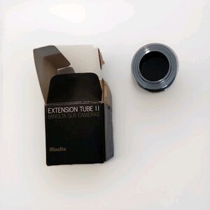 Vintage Minolta Camera Lens Extension Tube II SET 8321 - Original Box and manual